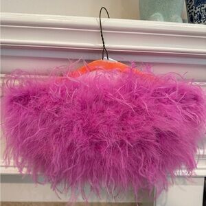 LARMARQUE Zaina Feathered Top